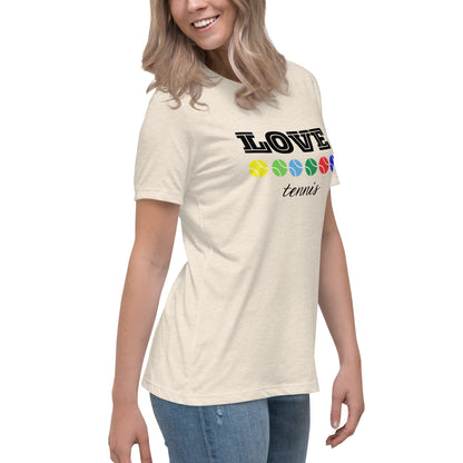 "LOVE Tennis" Women's T-Shirt