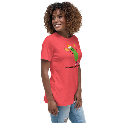 Camiseta de mujer Pickleball "Hace calor en la cocina"