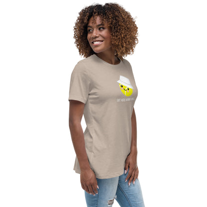 Courtney « Ici en train de s'amuser » T-shirt pour femme