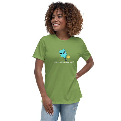 Pickleball "Let's Hit the Courts" Women's T-Shirt