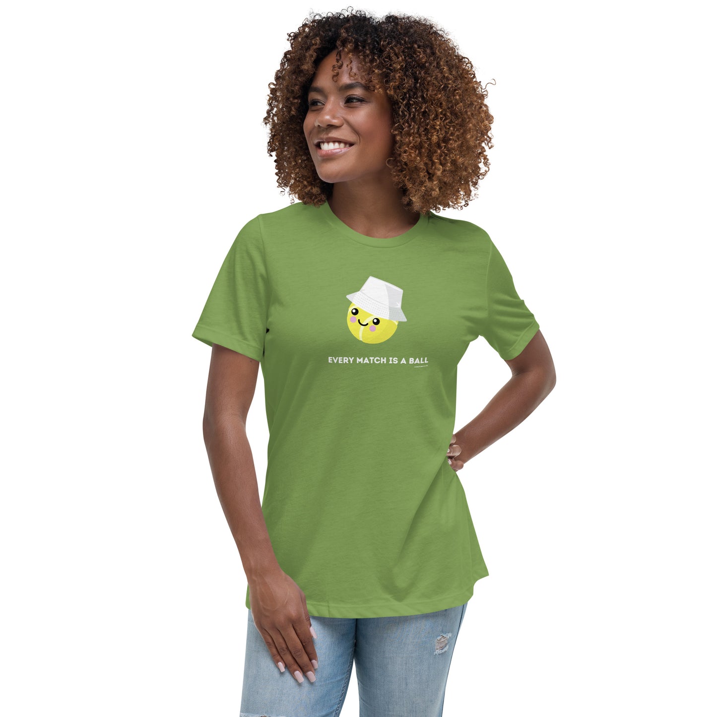 T-shirt Femme "Chaque match est un ballon"