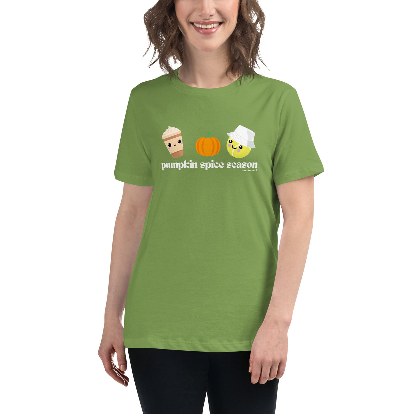 Pumpkin Spice Season Women's Tennis T-Shirt