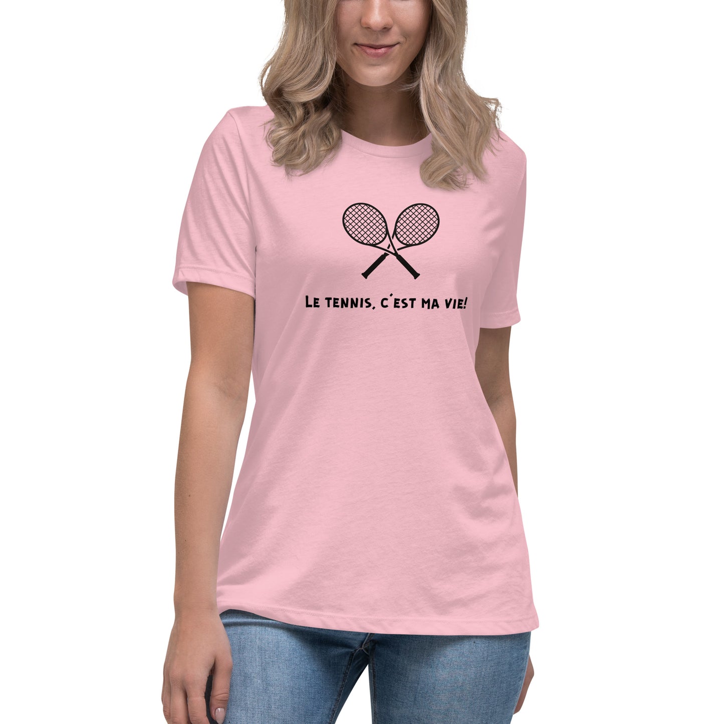 T-Shirt Femme "Le Tennis, C'est Ma Vie"