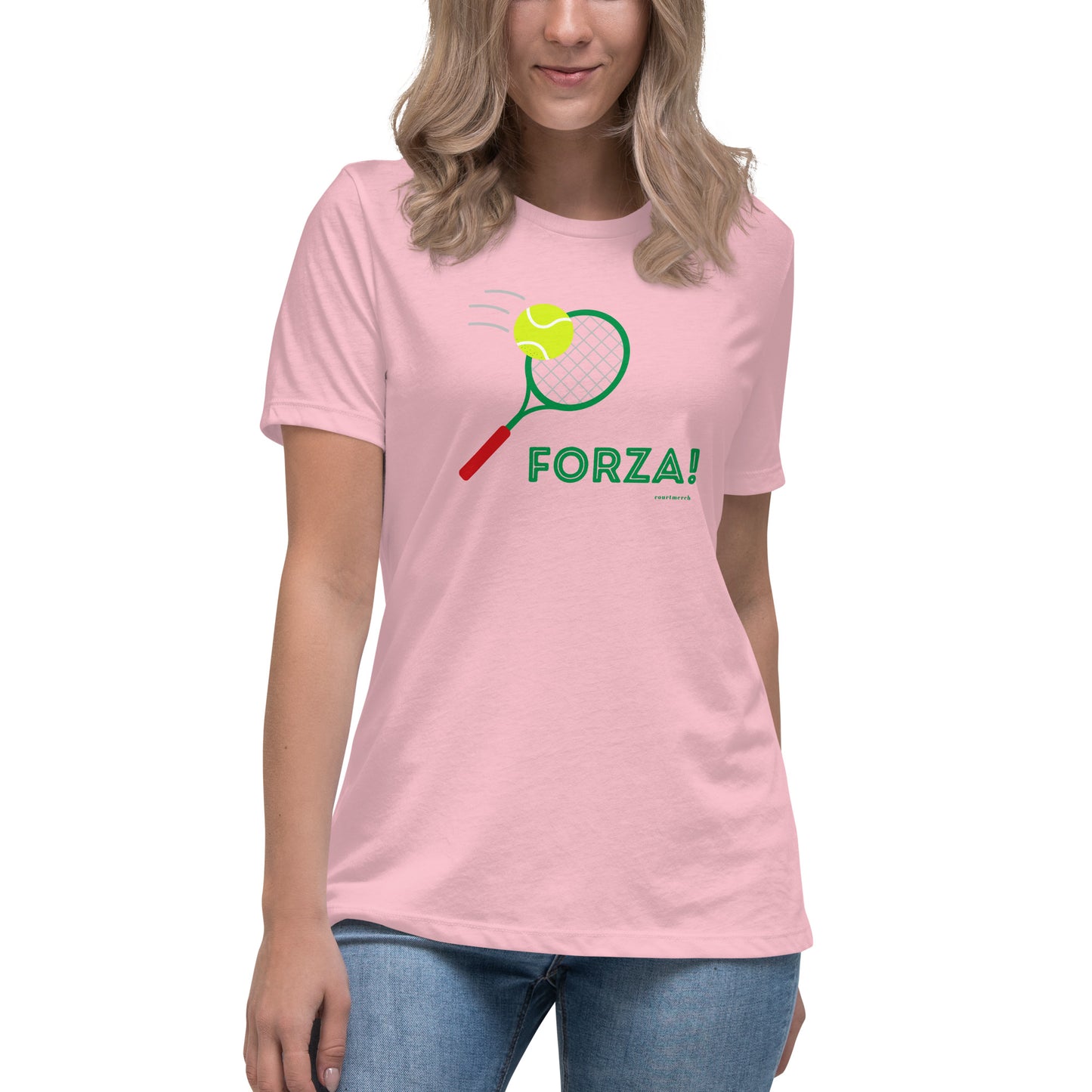 Forza! Women's T-Shirt (Let's Go! in Italian)