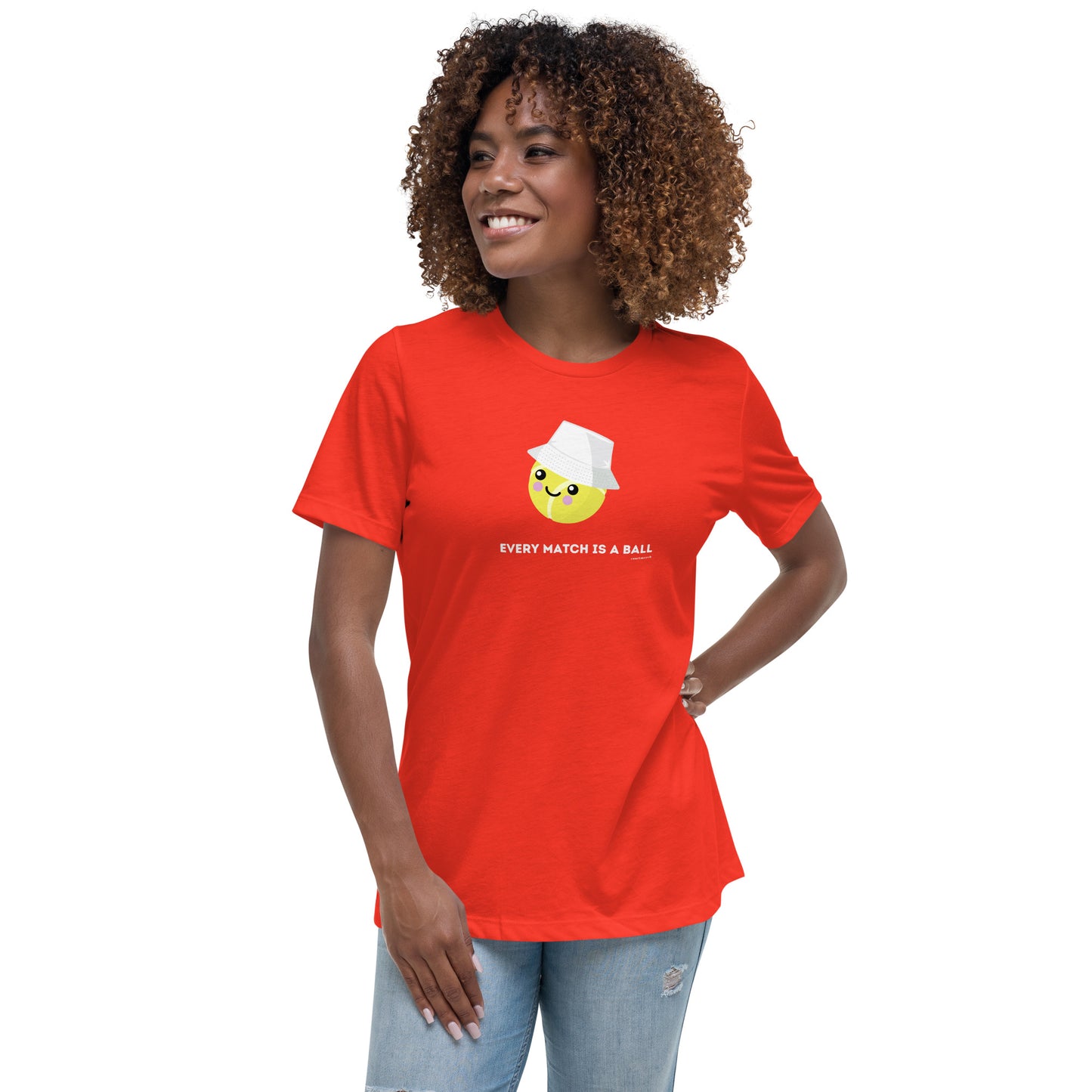 T-shirt Femme "Chaque match est un ballon"