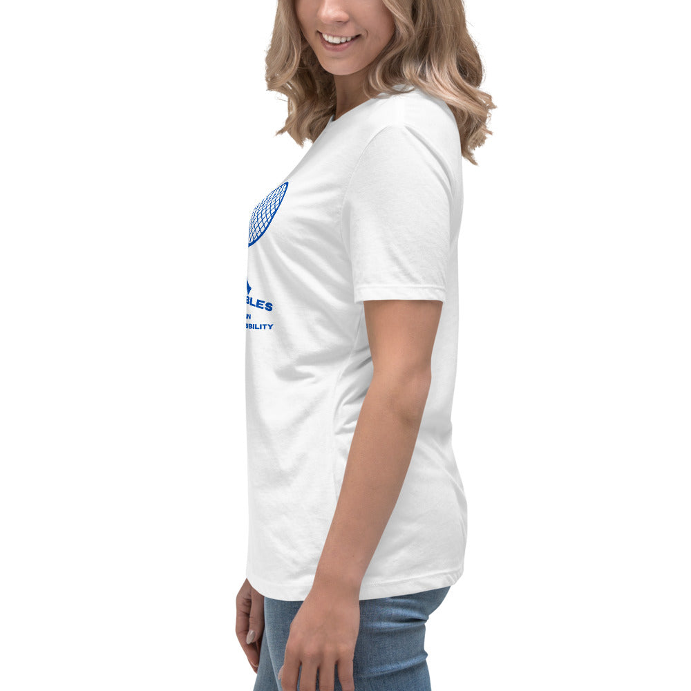 T-shirt femme "Je joue en double : deux fois plus de plaisir, moitié moins de responsabilité"