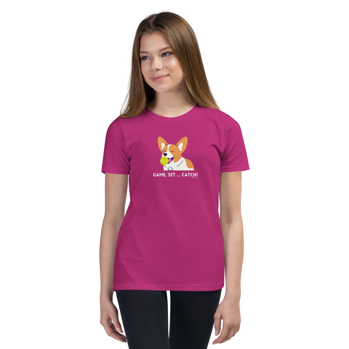 Corgi "Game, Set, Catch" Youth  T-Shirt