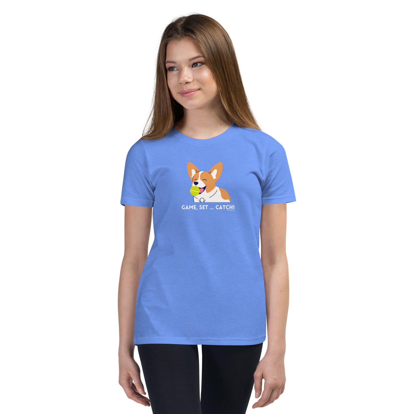 Corgi "Game, Set, Catch" Youth  T-Shirt